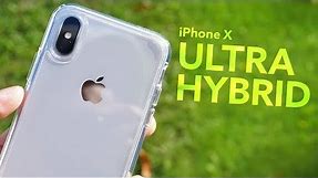 iPhone X Spigen Ultra Hybrid Case Review! - Crystal Clear