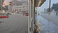 Streets of Auckland flooded after wild weather in New Zealand