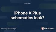 iPhone X Plus schematics leak?