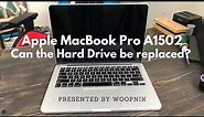MacBook Pro A1502 - Can the Hard Drive be Replaced?