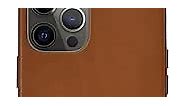 Bullstrap Premium Leather Phone Case Compatible with Apple iPhone 11 Pro Max, Sienna Brown