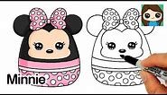 How to Draw Minnie Mouse Easy | Squishmallows