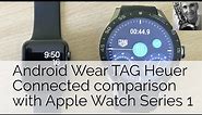 TAG Heuer Connected - quick look next to an Apple Watch