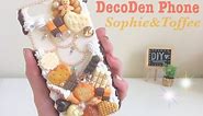 DIY DecoDen Phone Case featuring Sophie & Toffee デコデン