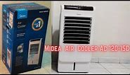 Air Cooler/Midea air cooler Ac120-15C, 6000series,11.3kg/Unboxing/how to fix wheels on air cooler