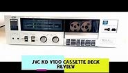 JVC KD V100 cassette deck review