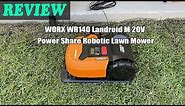 Review WORX WR140 Landroid M 20V Power Share Robotic Lawn Mower 2022
