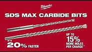 Milwaukee® SDS Max Carbide Drill Bits