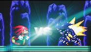 Knuckles vs Mecha Sonic [Sprite Animation]