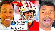 NFL PLAYERS REACT TO SAN FRANCISCO 49ERS VS DALLAS COWBOYS | BROCK PURDY + NINERS REACTION