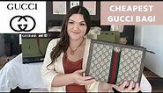 GUCCI Ophidia Pouch Review & Unboxing | How to Convert to a Crossbody Bag | Cheapest Gucci Bag!!
