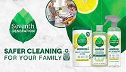 Seventh Generation All Purpose Cleaning Spray Surface Cleaner Lemon Chamomile scent Cuts Grease 23 oz, Pack of 4