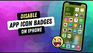 How To Hide App Icon Badges On iPhone