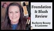 Burberry Beauty Matte Glow Foundation Review & Lancome Teint Idole Stick Blush | Makeup Over 50