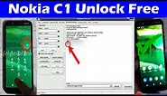 Nokia C1 (TA-1165) Password Pattern Unlock No Command Fix Free Tool without box PC