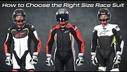 How to Choose the Right Size Race Suit | Sportbiketrackgear.com