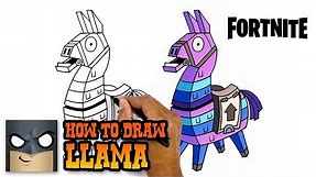 How to Draw Fortnite | Llama | Step-by-Step