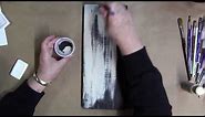 Painting a Distressed Barnwood Background with Acrylics