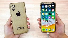Cardboard Apple iPhone X - How to Make iPhone X from Cardboard or Paper | DIY BroHacker