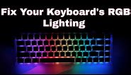 QMK Tutorial: Install and use VIA firmware with your mechanical keyboard | Configure your RGB