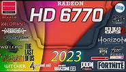 15 GAMES - AMD Radeon HD 6770 1GB | A GAMING EXPERIENCE in 2023-2024