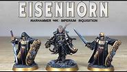 PAINTING SHOWCASE Inquisitor Eisenhorn Crusaders Warhammer 40k