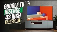 REVIEW GOOGLE TV 43 INCH HISENSE 120 HZ || HISENSE 43A6500K