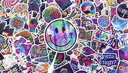 220PCS Trippy Hippie Stickers for Adults, psychedlic Waterproof Sticker Pack for Laptop, Skateboard, Mushroom Tumblr Hippy Decorations