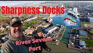 Exploring Sharpness Docks | An inland port on the River Severn | UK