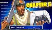 *NEW* Auto Fire Setting In Fortnite! - Best Controller Settings Tutorial (Chapter 5)