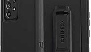 OtterBox Samsung Galaxy A53 5G Defender Series Case - BLACK, rugged & durable, with port protection, includes holster clip kickstand