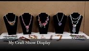 How I Display My Polymer Clay Jewelry at Craft Shows