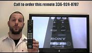 SONY RMYD028 Remote Control PN: 148718011 - www.ReplacementRemotes.com