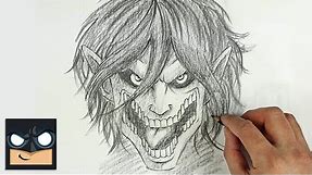 How To Draw Eren Yeager Titan Form | Sketch Saturday || Step by Step