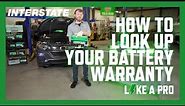 How To Look Up Your Battery Warranty