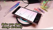 Add wireless charging to any phone (Universal Qi Wireless Charger Receiver)