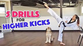 5 At-Home Exercises for Higher Kicks | Martial Arts, Karate, Taekwondo