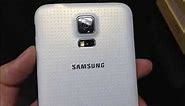 Samsung GALAXY S5 DUOS SM-G900FD shimmery white color