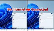 How to Fix " No internet, secured " in Windows 11