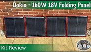 Dokio 160W 18v Portable Folding Solar Panel - Kit Review - Boating with the Baileys