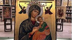 Virgin Mary Perpetual Help (Engraved icon - ES Series) Orthodox icon || Christianity Art