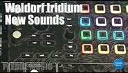 Waldorf Iridium. New sounds and FX.