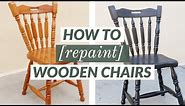 LET'S REFURBISH SOME CHAIRS👩‍🔧| DIY Dining Chair Repair