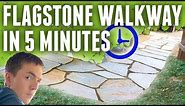 Build a Flagstone Pathway In 5 Minutes