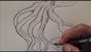 How to Draw an Octopus/Hexapus(6 legs)