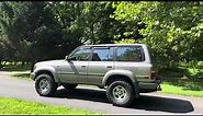 1997 Toyota Land Cruiser 40th anniversary with manual swapped transmission and off-road setup.