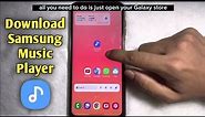 How to Download Samsung music player || Samsung A12 Music player (samsung music player)