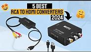 Best RCA To HDMI Converter In 2024 | Top 5 RCA To HDMI Converters Review