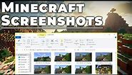 How To Find Minecraft Screenshots
