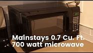 Mainstays 0.7 Cu. Ft. 700 watt microwave